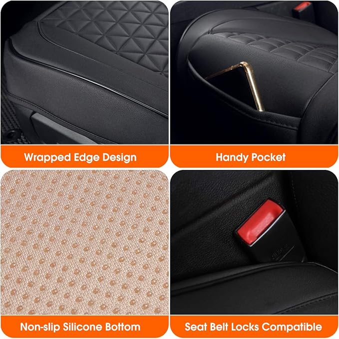 Universal Seat Cushion, Comfortable Seat Cover with Full Back Support in Winter