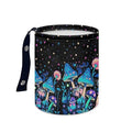 Colorful Mushroom Car Rubbish Bag Hanging Can Reusable Compact Rubbish Holder Mini Car Organizer for Car Garbage, Easy to Install