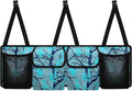 Car Trunk Organizer,Blue Tree Branch Camouflage Large Backseat Trunk Organizer,Collapsible Car Storage Bag,Auto Backseat Storage Bag Decoration for SUV/MPV/Truck