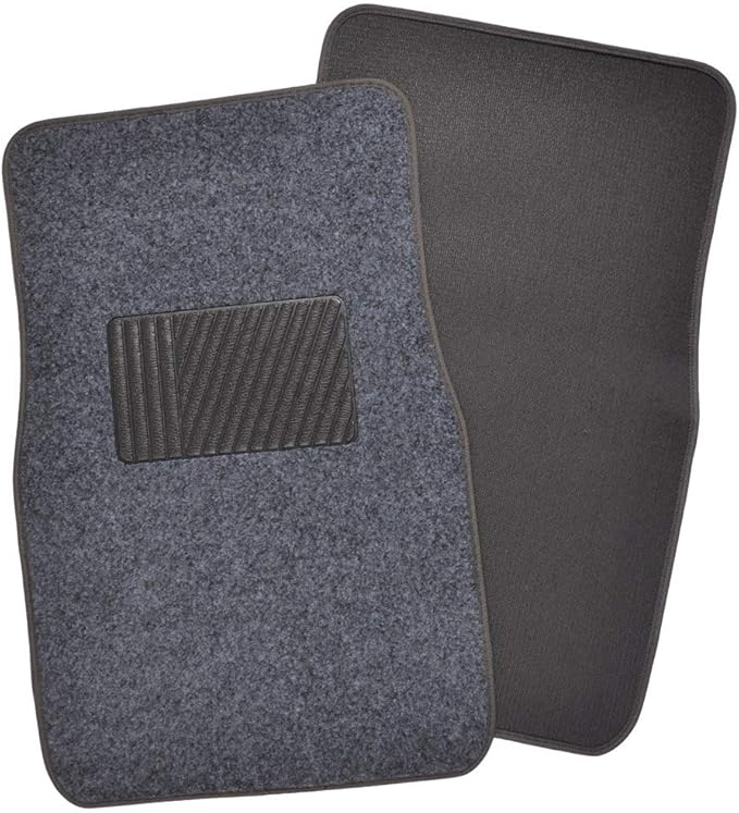 Motor Trend Premium Inter-Lock Backing Carpet Car Floor Mats - Front & Rear, Thick & Durable Auto Protection, Fits Most Cars Truck SUV Coupe Sedan