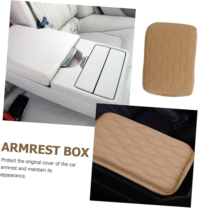 Car Armrest Pad Center Console Pad Automotive Console Armrest Cushion Memory Foam Protective Stylish Design
