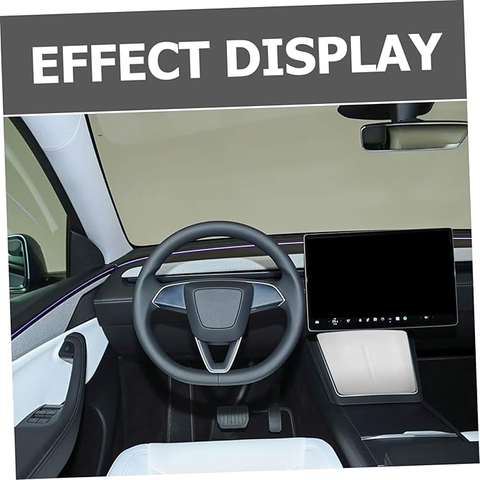 Zerodeko Charging Silicone Mat for Non- Center Console Pad Easy Installation Silicone Mobile Phone Holder White Interior Accessory