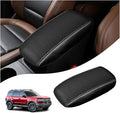 Autorder Center Console Cover for Ford Bronco Sport 2021-2025 2026/Escape 2020-2025 2026 Accessories Carbon Fiber Armrest Cover Anti-Scratch Middle Console Pad Leather Armrest Protector