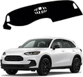 Upgraded Dashboard Mat for 2023-2025 Honda HR-V Polyester Dashcover UV Protection Non-Slip Windshield Reflective Instrument Cover Interior Accessory Black