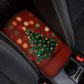 Christmas Tree Car Center Console Cover Armrest Pad Cover Universal Car Arm Rest Seat Storage Box Mat Non Slip Interior Accessories
