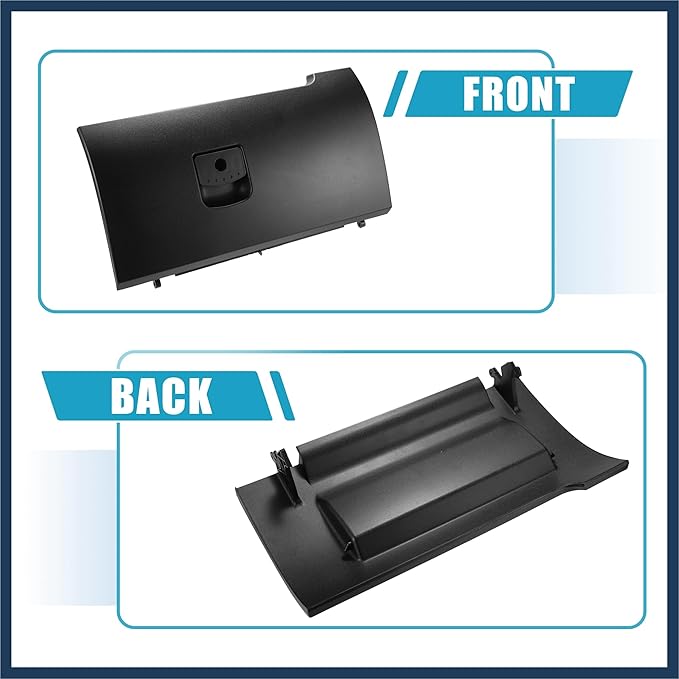 Dash Glove Box Door Lid Cover for Volkswagen Beetle 2006-2010 Glove Compartment Lid No.1C1880247R Black Stylish Design