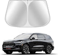 Toluoma Custom Fit Windshield Sun Shade for Lincoln Nautilus 2024-2025 - Full Coverage, 210T Reflective Fabric, Double-Layer Design - Blocks 99% UV Rays, Keeps Car Cool, Easy to Install and Store