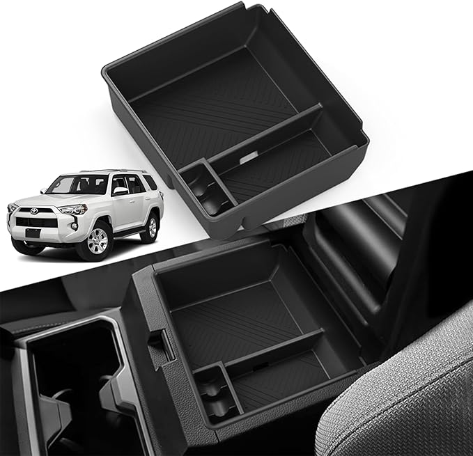 JIADIANYOU Center Console Organizer Compatible with 2025 2026 Toyota 4Runner - Center Console Armrest Storage Box Tray for Toyota 4Runner Accessories 2025 Upgraded
