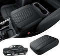 Autorder Center Console Cover for 2019-2025 2026 Chevy Silverado/GMC Sierra Accessories Armrest Cushion Cover Nappa Leather Middle Console Covers Console Cushion Pad Anti-Scratch(Bucket Seat Only)