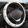 Elastic Steering Wheel Cover, Christmas Buffalo Plaid Reindeer Universal 15 Inch Non-Slip Breathable Steering Wheel Protector, Car Accessories Fit Auto, Suvs, Truck, Sedans