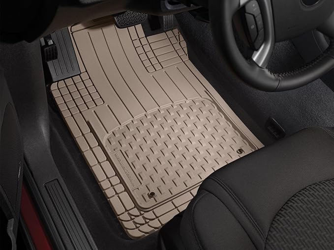 WeatherTech Semi Universal All Weather and Vehicle Trim to Fit Floor Mats - 4-Piece Set Tan