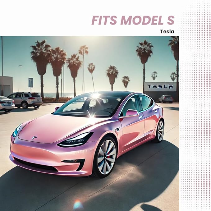 kinder Fluff Windshield Sunshade for Tesla S | Patented Car Sun Protection - Certified 99% UVR Block - Cool Car Interior | Foldable Sun Visor Cover | Automotive Accessories for Summer Heat