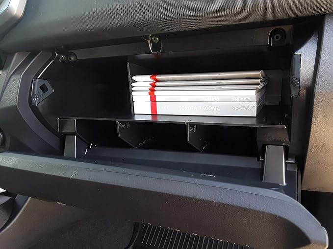 Vehicle OCD - Center Console Divider, Tray, and Glove Box Organizer for Toyota Tacoma (2016-2023) - Made in USA - SLX501