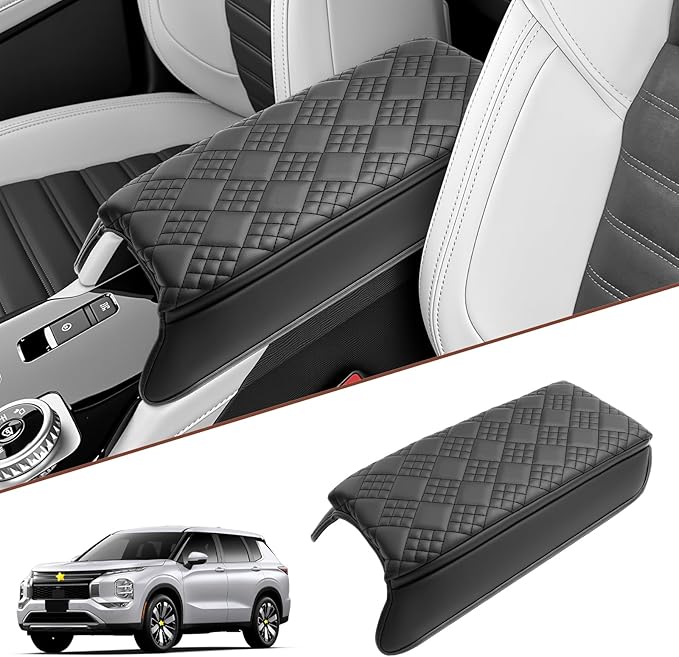 SKTU for 2025 2026 Mitsubishi Outlander Center Console Cover for 2025 2026 Mitsubishi Outlander Armrest Cover Mitsubishi Outlander 2025 2026 Accessories Console Cushion 2025+ Outlander Seat Box Cover