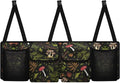 Wild Mushroom Printed Hanging Car Trunk Storage Organizer Car Interior Accessories with 4 Pockets & 3 Adjustable Stras for Grocery Your Space Saving Expert