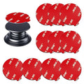 APPS2Car 10 Pack 3M Double Sided Adhesive Pads for Socket Mount Base Circle Adhesive Replacement VHB Sticky Tape for Phone Collapsible Grip & Stand Back 1.38 Inches (35mm)