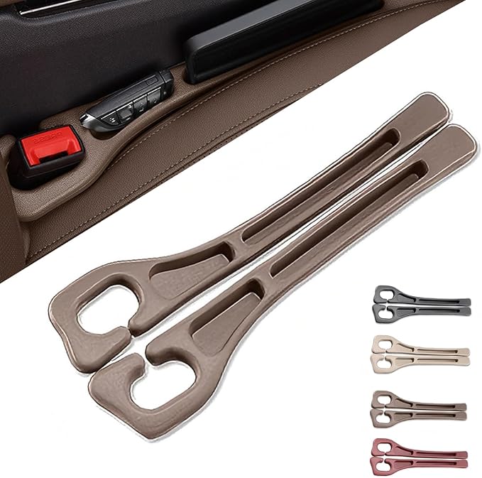 womkvai car seat gap filler, No Drop Seat Guard, Seat Gap Fillers for All Cars, Prevents Items from Falling, Easy to iInstall (Black)