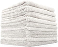 The Rag Company - Creature Edgeless Auto Detailing Towels; Professional 70/30 Blend, Dual-Pile Plush Microfiber, Buffing & Polishing, 420gsm - 16in x 16in - Ice Grey - 10-Pack