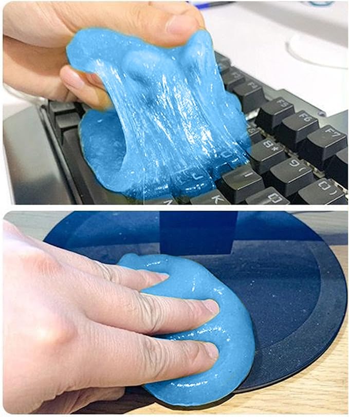 Dust Cleaning Gel - Car Detailing Putty, Interior Cleaner for Car Vents, Dashboard, Air Vents, Keyboard, Laptop | Automotive Cleaning Gel, Car Detailing Tool, Car Interior Cleaner for Home, Office, El