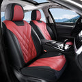 Coverado Car Seat Covers, Front Covers for Cars, Car Seat Cover Front Seats, Automotive Seat Cover, Waterproof, Leather Car Seat Cushion, Universal Interior Covers Seat Protectors for Most Cars