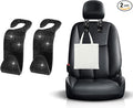 2 PCS Bling Car Seat Headrest Hooks, Crystal Rhinestone Back Seat Hanging Storage Organizer, Vehicle Seat Hanger Holder for Purse Handbag Coat, Interior Car Accessories (Black)