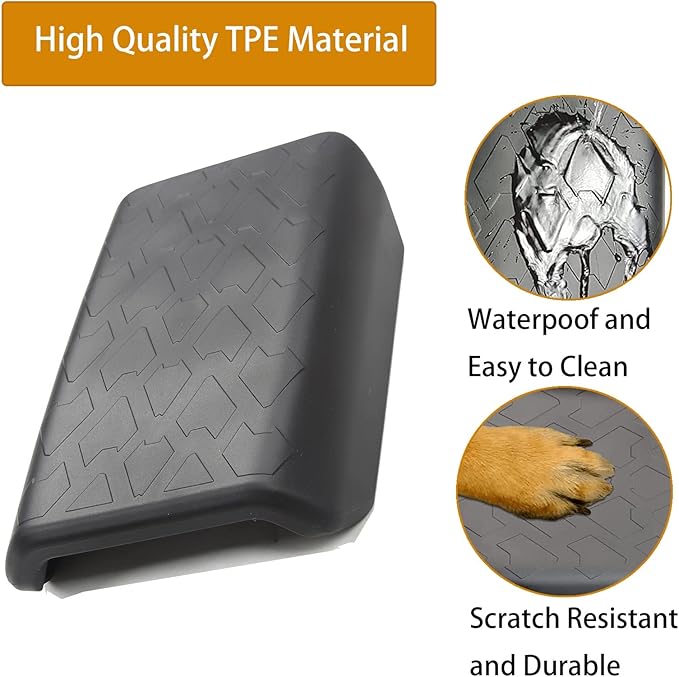 Center Console Armrest Cover Compatible with Ford Bronco Accessories 2021 2022 4 Door and 2 Door, Scratch Resistance Center Console Arm Rest Pad Cushion Automotive Interior Accessories