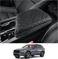 CDEFG for 2025 2026 Volvo XC60 Center Console Cover, for 2018-2025 2026 Volvo XC60 Accessories Armrest Cover Middle Console Pad Arm Rest Cushion Leather