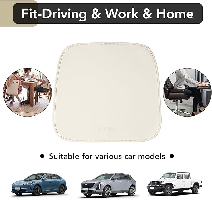 Car Seat Cover, Fit for All Car Seats, Wear-Resistant, Scratch Resistant, Washable, Used All Year Round, Protects The Seat, Does Not Affect Heating and Ventilation, Beige 2 PCS