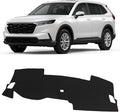 Upgraded Dash Mat for 2023-2025 Honda CRV Polyester Dash Board UV Protection Non-Slip Windshield Reflective DashCover Interior Accessory Black