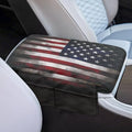 Tupalatus American Flag Car Console Cover Water-Resistant Auto Armrest Cover Protector with Storage Bags Comfort Padded Arm Rest Covers Compatible with Most Cars,SUV,Truck,Van