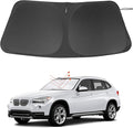 Windshield Sun Shade Custom Fit for 2011 2012 2013 2014 2015 BMW X1 E84 Accessories Foldable Sunshade Sun Blocker Protect Car from Sun Rays & Heat Damage Keep Car Cooler