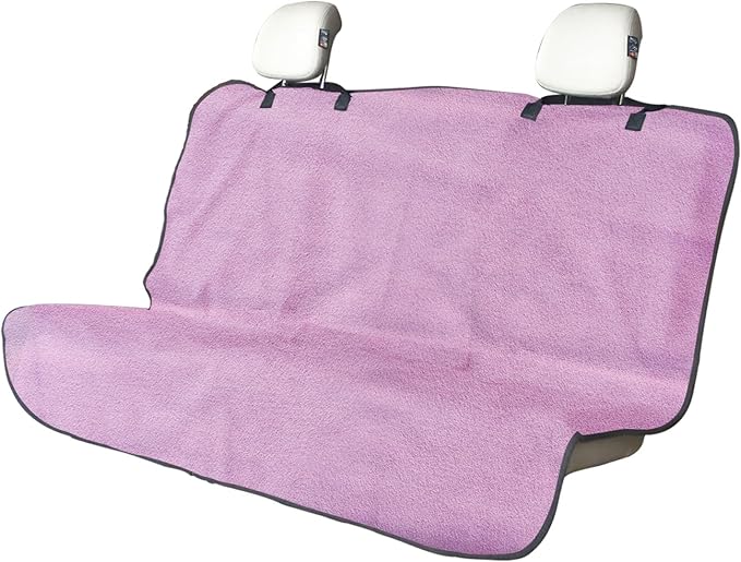 nbnhxnff Sweat Towel Car Seat Cover Protector Rear Seats for Gym Workout, Running, Swimming, Beach and Hiking, Waterproof Universal Seat Cover for Car, Trucks, Van & SUV (Pink, 1pcs Rear Seat)