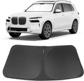 Windshield Sun Shade Custom Fit for 2021 2022 2023 2024 2025 BMW X7 3.0L xDrive40i Accessories Foldable Sunshade Sun Blocker Protect Car from Sun Rays & Heat Damage Keep Car Cooler