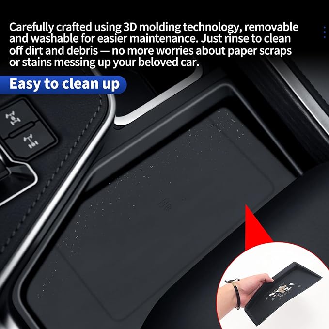 Wireless Charger Silica Gel Pad for 2024 2025 2026 Lexus Gx550 & 550h Car Wireless Charger Electric Non-Slip Silicone Mat Silica Gel Pad (Not a Charging Device) Lexus gx 550 Accessories