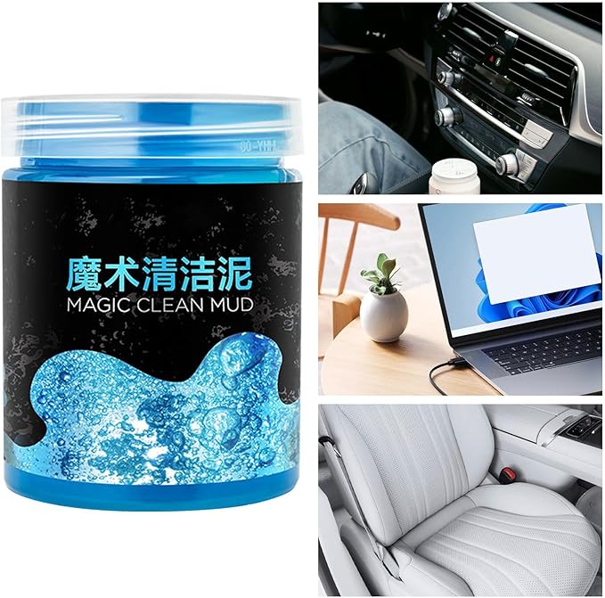 Car Cleaner Gel - Car Slime Cleaner Dust Cleaning Gel | Auto Interior Cleaning Slime | Eco-Friendly Non-Abrasive Auto Mud for Interior Leather Care Windshield Tire Maintenance Convertible Top Care
