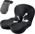 Back and Seat Cushion, Trucker Seat Cushions for Long Sitting, Car seat Cushion with Back Support, Seats Cushions for Lumbar Pain and Supporting The HIPS, Trucker Essentials (A)