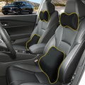 Car Neck & Lumbar Support Pillow Set for Honda Accord, Soft Memory Foam Headrest & Back Cushion, Ergonomic Comfortable Seat Support for Daily Driving and Long Trips Car Interior Accessories