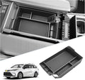 SKTU for 2025 2026 Toyota Sienna Accessories Center Console Organizer for 2021-2026 Toyota Sienna Console Tray 2026 Sienna ABS Console Organizer with Coin Holder (Not Fit Models with Refrigerator)