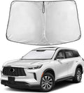 EcoNour Windshield Sun Shade Compatible for Infiniti QX60 2014–2025 | SUV Front Window Sunshade | Foldable Sun Visor Protector | Blocks UV Rays & Reduces Heat