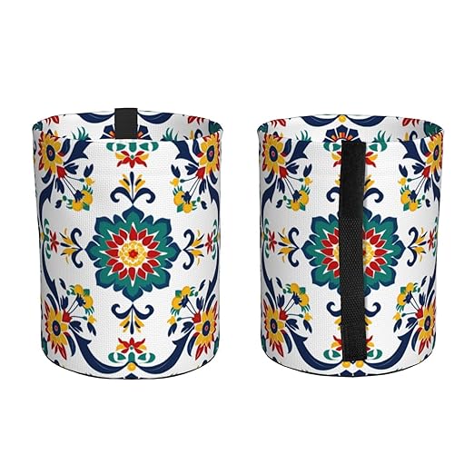 Traditional Mexican Trible Car Trash Can Garbage Cans Foldable,Cute Hanging Car Organizer and Storage Bag Leak Proof, Auto Back Seat Trash Bin Universal for Truck, SUV, Outdoor Travel