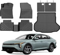K4 Floor Mats - Car Mats for Kia K4 5 Seats 2025, All Weather Floor Mats and Cargo Liner for K4 Accessories, Heavy Duty Rubber Mats, Car Accessories