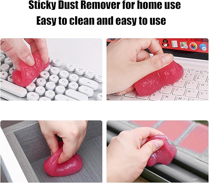 Car Cleaning Gel,Car Wash Interior Dust Remover Glue - Automotive Dust Crevice Cleaner, Slime Auto Air Vent, Cleaning Putty for Keyboard Cleaner