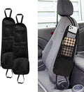 2PCS Car Seat Storage Hanging Bag, Multi-Pocket Seat Side Organizer, Car Multifunctional Storage Mesh Net Pocket Can Hold Mobile Phone, Wallet, Universal Car Accessories for Car (2PCS)