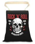 ANKVRP Car Trash Can, Durable Hanging Car Trash Garbage Bag, Cute Automotive Garbage Cans Organizer, Black Rock Skull