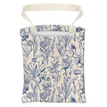 Car Trash Can, Cute Car Trash Bag, Hanging Car Organizer and Storage Bag, Trash Bin for Car Accessories, Vehicle, Travelling, Camping Cute Blue Floral