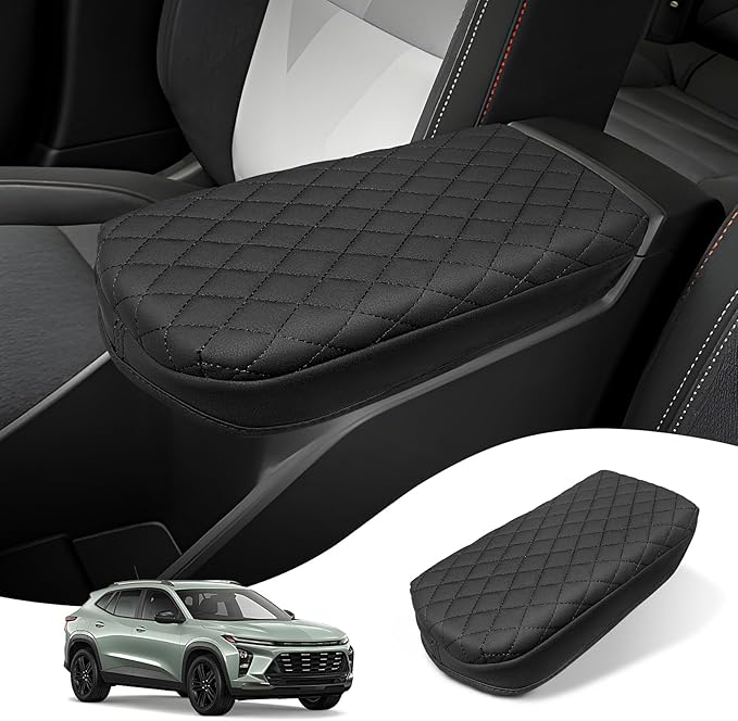 Car Center Console Cover Armrest Cover for 2024 2025 2026 Chevy Trax, Armrest Cover Center Console Pad Interior Accessories Car Armrest Seat Box Cover Protector