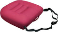 Jokuye Universal Booster Seat Cushion 15.7"x15.7" Portable Height Adjuster with Breathable Mesh & Straps, Posture Support for Driving, Office & Outdoor Use - Pink