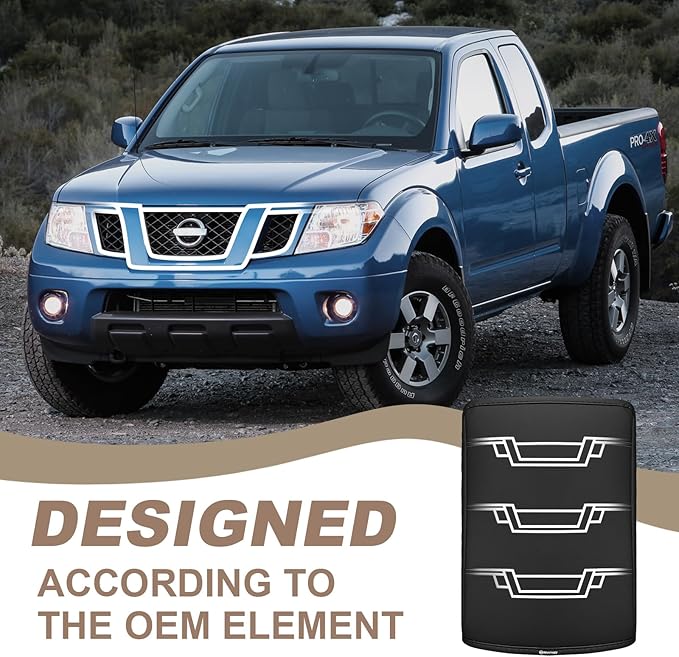 Muslogy Center Console Armrest Cover Compatible with Nissan Frontier 2005-2021 & Nissan Xterra 2005-2015 Accessories Comfort Armrest Pad Cushion Box Lid Cover Vegan Leather Protector Regular Thick