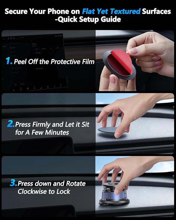 VIPWISE Magnetic Phone Holders for Your Car [89+LBS Suction & 3200gf Magnetic] 360° Adjustable Magsafe Car Phone Mount, Vacuum Suction Cup Car Mount for iPhone 17 Pro Max 16 15 14 13 12 Air Plus