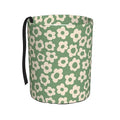 BEIANSHUO Vintage Groovy Flowers Car Trash Can Collapsible Garbage Can,Hanging Trash Bag Water Proof with Suitable for Storage for Car Interiors,Home